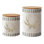 Antler Ceramic / Porcelain Canister - Set of 2