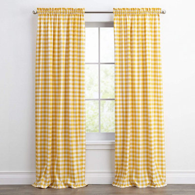 Paire de rideaux semi-transparents avec passe-tringle Ramillies