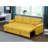Linen Reversible Sleeper Sectional Sofa-730783632-730783629