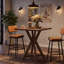 80.01 cm Solid Wood Home Bar Cabinet