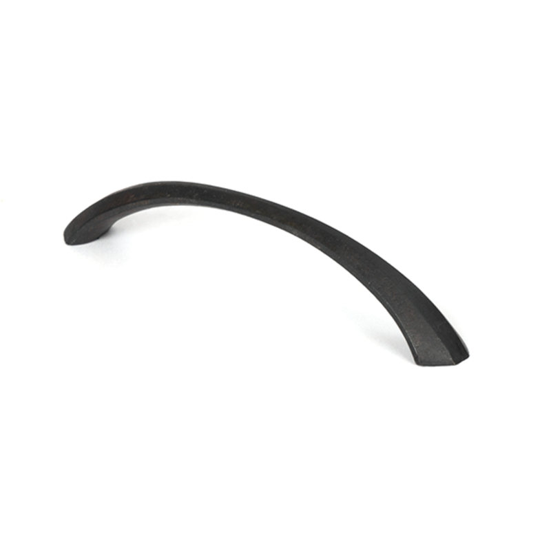 Black 7" Shell Pull Handle, 12.9 cm, Beeswax