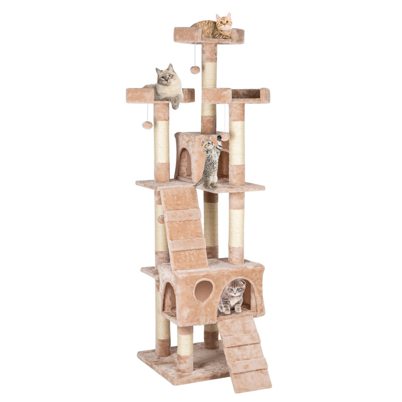 Arbre à chat 67 po Alessya, Beige