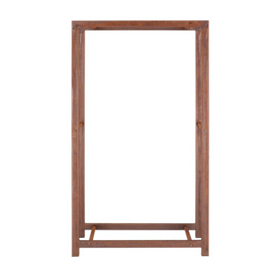 Porte-bûches en acier