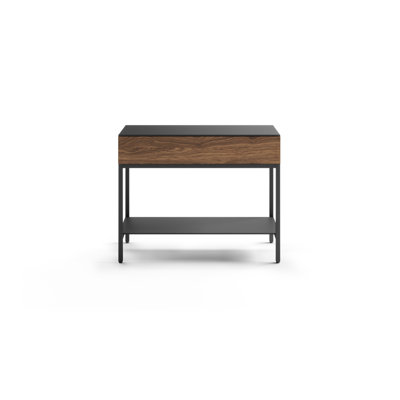 Reveal Glass End Table with Storage