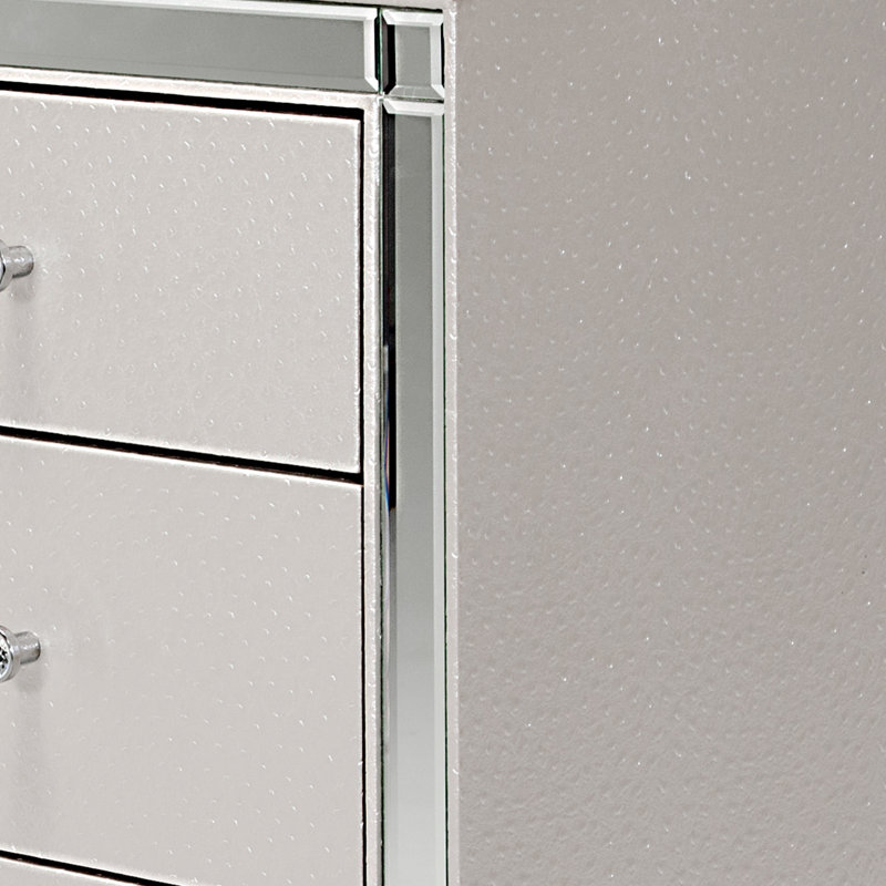 Hollywood Loft 8 - Drawer Dresser, Frost White
