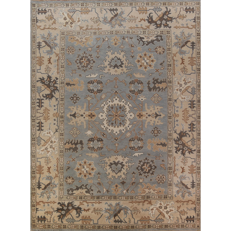 Tapis indien fait à la main Oushak 9 x 12
