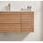 48" Wall Mounted & Floating Single Vanity With Ceramic Sink