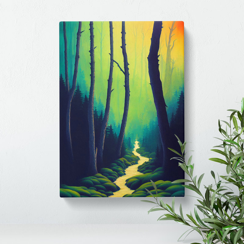 Way Through The Forest - Wrapped Canvas, 50cm H x 35cm W x 3cm D