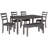Jaworski 6 - Person Four Leg Dining Set