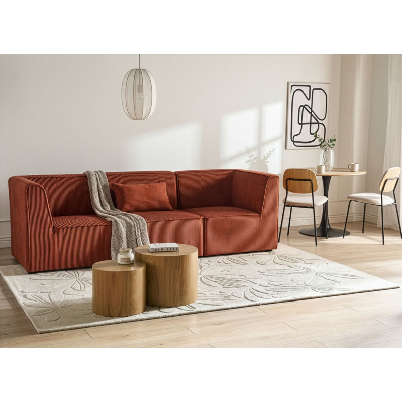 1 Seater Corduroy Seating Component, Does Not Apply