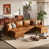 Brown Faux Leather