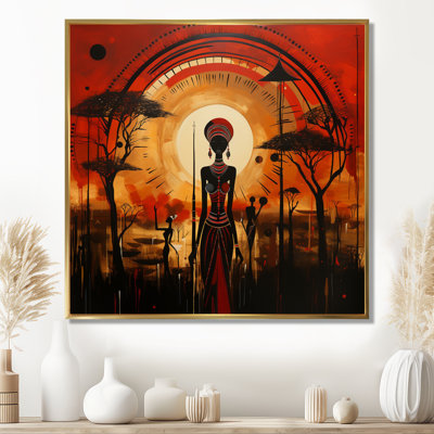 African Silhouettes African Vision - African Wall Art Print