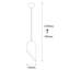 Luminaire suspendu simple à 1 lumière Jewel