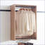 Closet Systems: Devi Wall Mounted Modular Oak Wood Closet | Oak | Wood