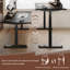 Bureau en bois massif noir ajustable-108424827