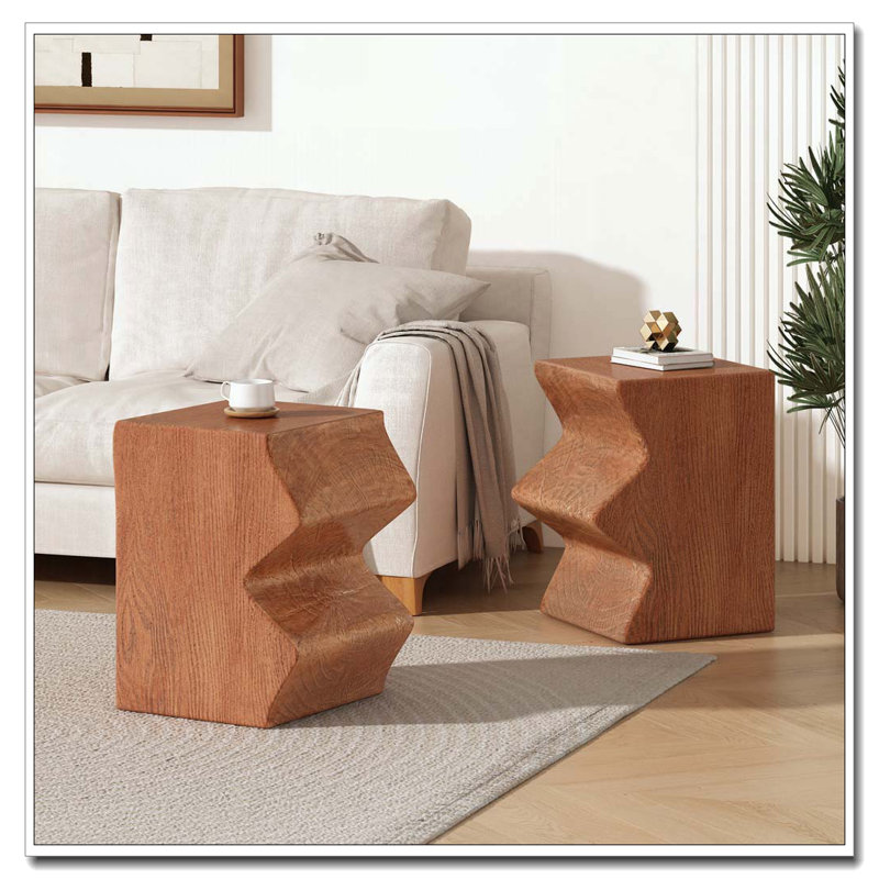 Tables d'appoint rectangulaires d'extérieur / d'intérieur, Naturel