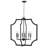 6 - Light Dimmable Lantern Geometric Chandelier-32971098