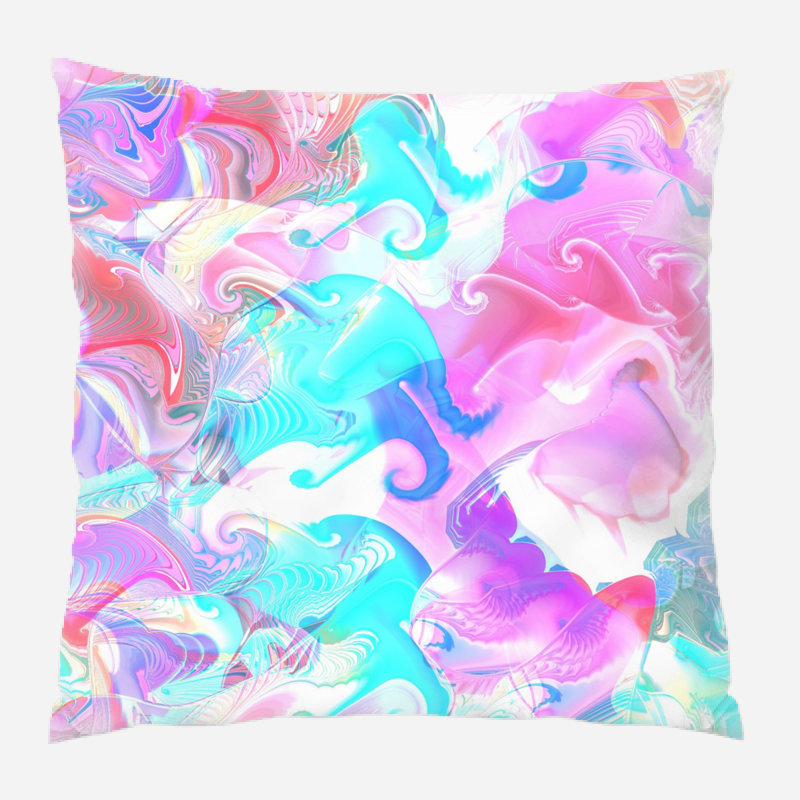 Coussin décoratif Melita, Microsuède, Intérieur