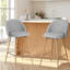 Tabouret de bar avec tabouret de comptoir pivotant à hauteur de siège de 26 po avec repose-pieds pour îlot de cuisine Cusick-1564007541-1604978086