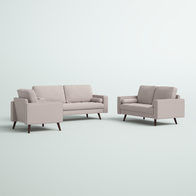 Esteban 3 - Piece Living Room Set, Beige 