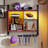 Eiser 34" LED Wall Mounted Shelf and Adjustable Hanging Display Rack Bookshelf with 6 S-Hooks