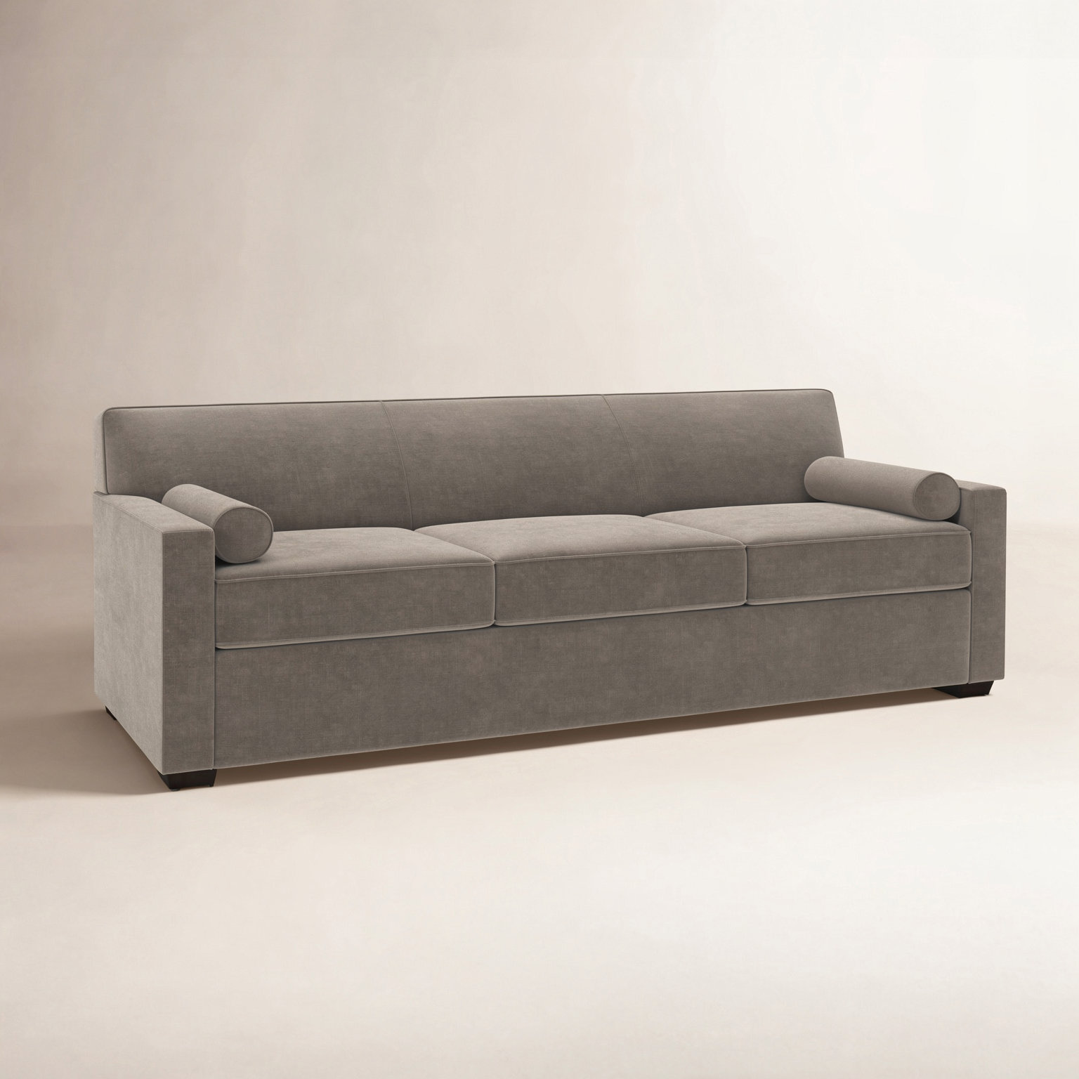 Francesca 92'' Sleeper Sofa, Andrew Driftwood Performance Chenille