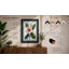 Striped Bloom Botanical - Framed Print-1555279007-1555279006