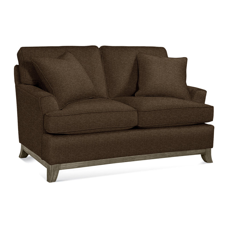 Oaks Way Upholstered 60'' Loveseat, Elite Chocolate; 0321-72, Willow