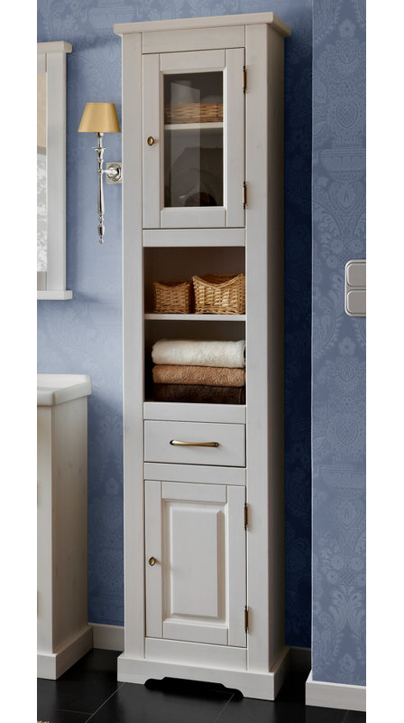 Mcleod Solid Wood Linen Cabinet