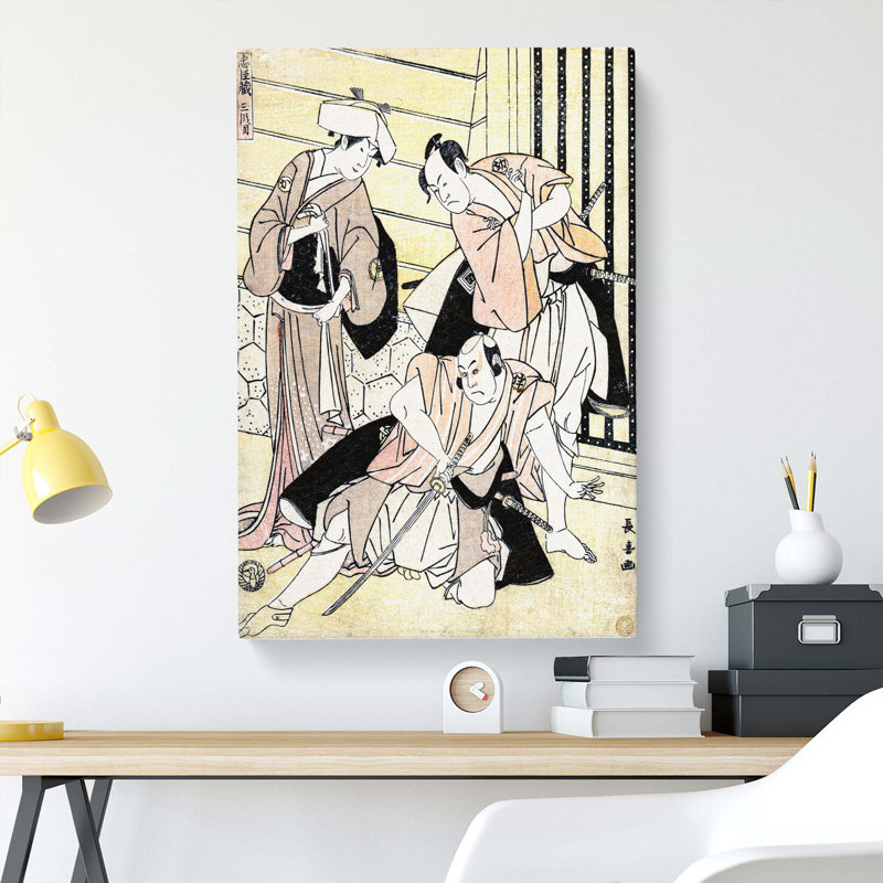 Chushingura by Eishosai Choki - Wrapped Canvas, 50cm H x 35cm W x 3cm D