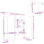 Alphee 60mm W 45mm H Recessed Frameless Medicine Cabinet Mirror 1 Fixed-745350196