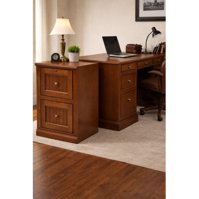 Poplar 2 Drawer File Cabinet In European Ash by Red Barrel Studio