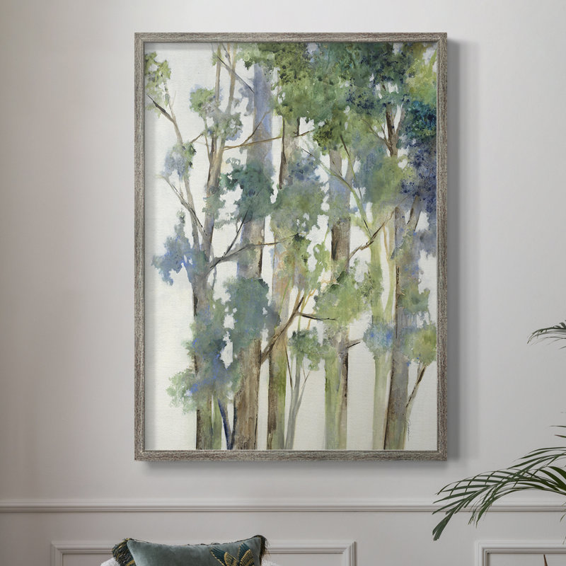 «Wind in the Trees», reproduction encadrée - bois massif, H 21 po x l 17 po