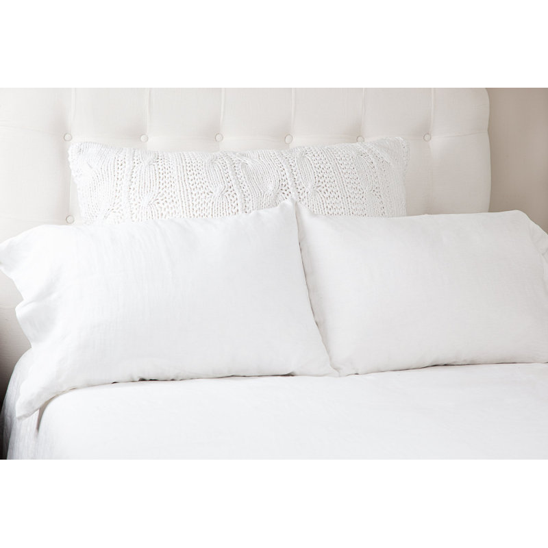 CHIMA KNITTED SHAM, WHITE, DUTCH EURO