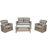 U-Style Patio Furniture Set-1055925430