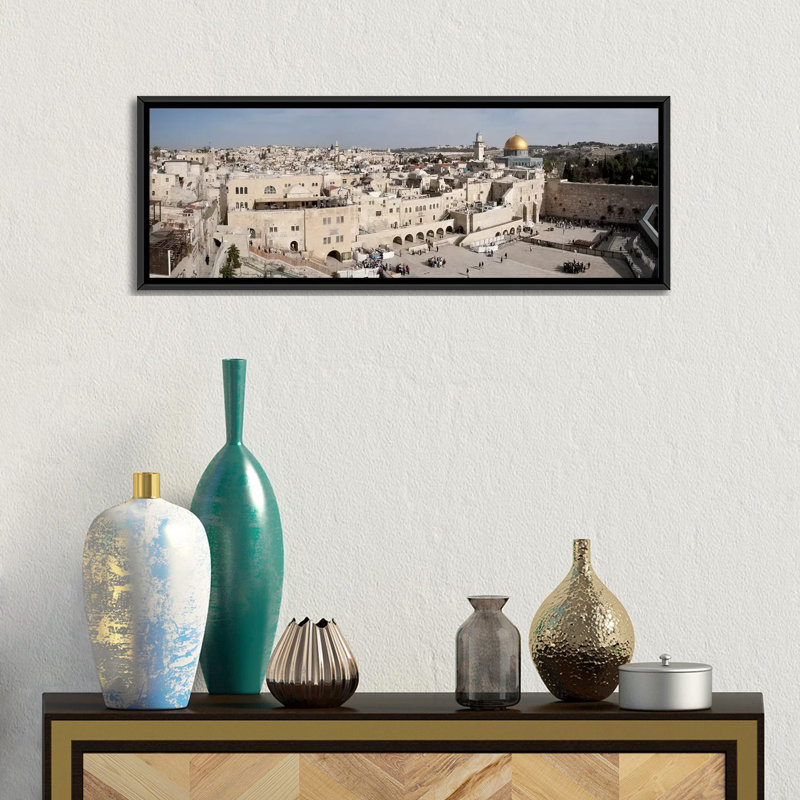 Reproduction de photo sur toile panoramique, H 20 po x l 60 po x P 1,5 po, Toile avec cadre noir