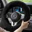 Housse de volant en fausse fourrure Doe16-61902130