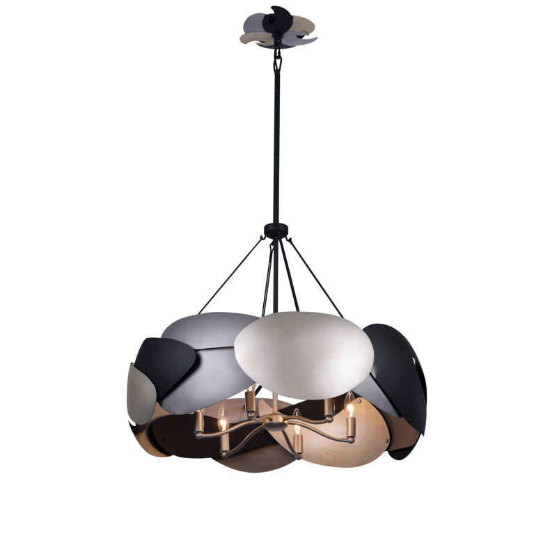 Luminaire suspendu bol 6 lumières Metalo Misto