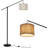 Daniellerose 70'' Black LED Arched Floor Lamp