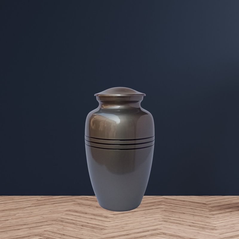 Rongstad Beautiful Pewter Urn