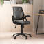  Chaise de bureau pivotante designer en maillage avec dossier moyen et accoudoirs ouverts-124391863