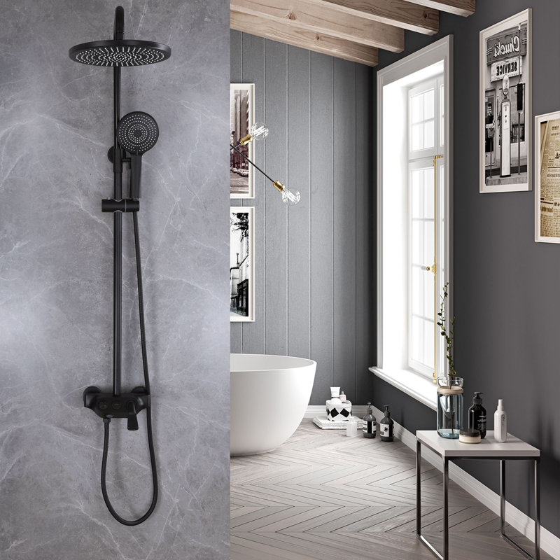 Nouveau système de douche complet avec valve brute