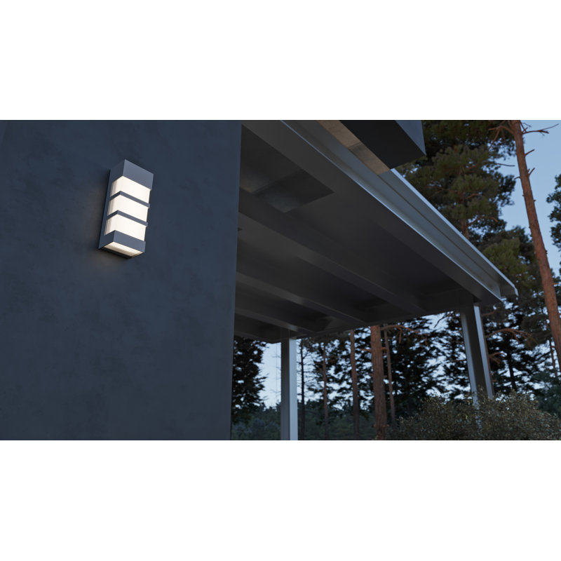 Lower Hazel LED Wall Light, Gray