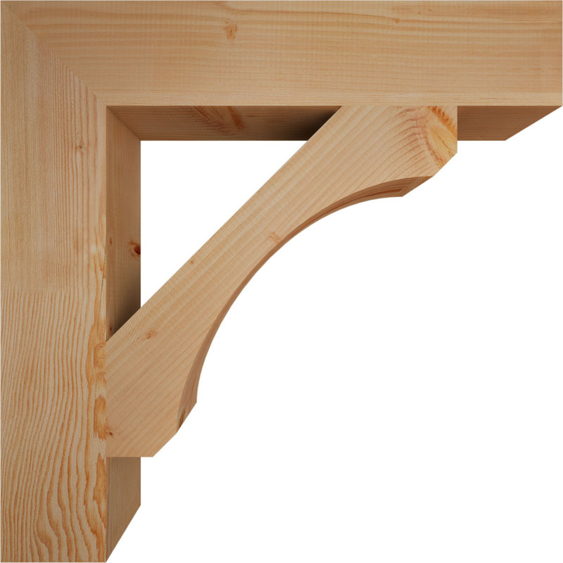 Support à bloc lisse H 5 po x l 5 1/2 po x P 32 po x H 32 po, Sapin de Douglas, Lisse, H 32 po x l 5,5 po x P 32 po
