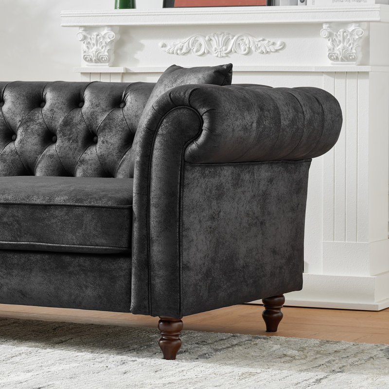 Divan Chesterfield, Noir