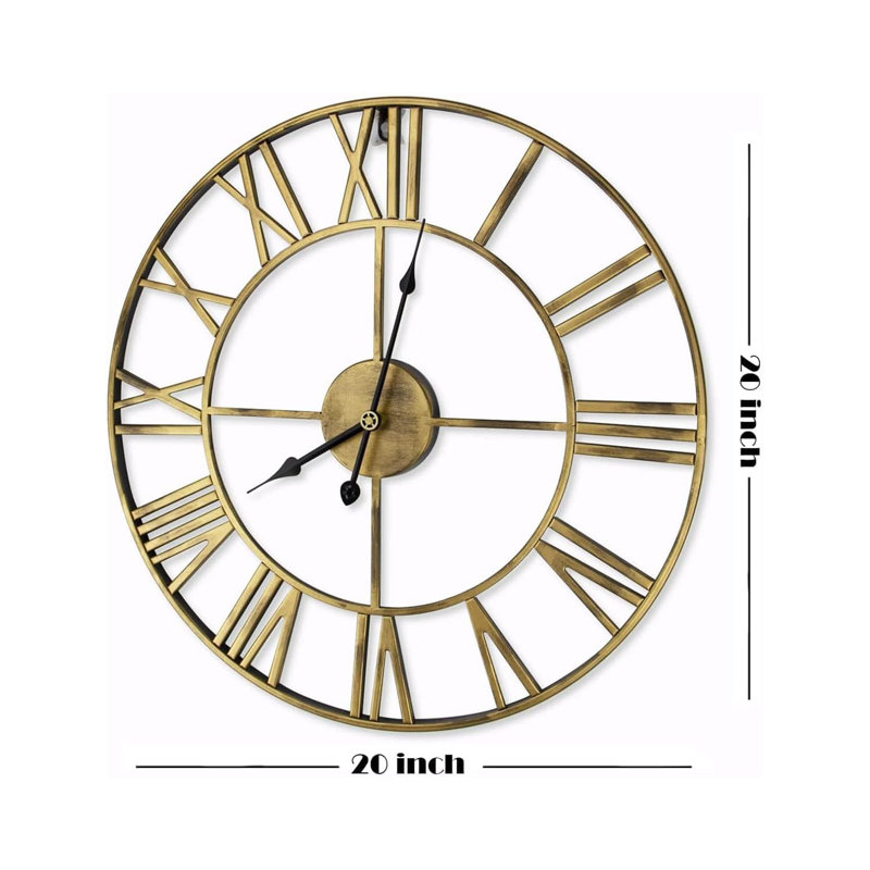Adrienna Metal Wall Clock