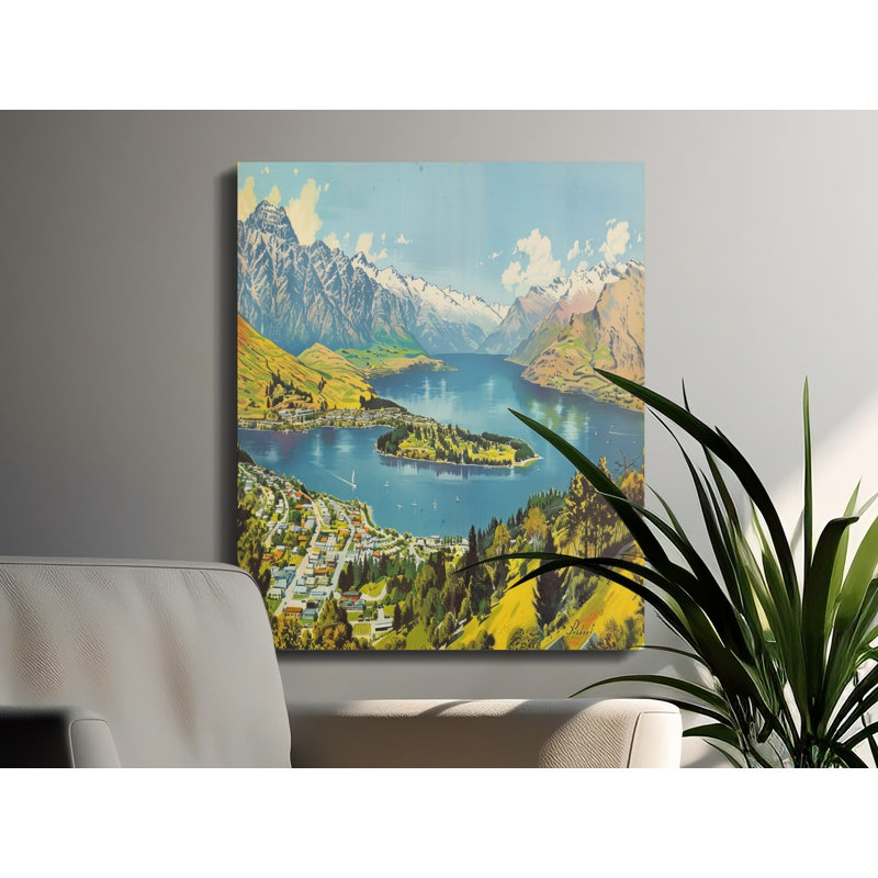 Cotto 1 Piece Wrapped Canvas Wall Art Set, 24x32