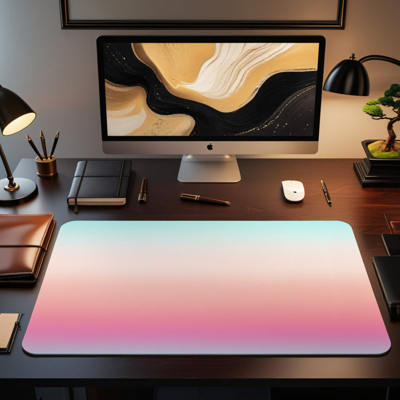 Polyester Desk Pad, 31.5x15.5