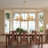 Modern 6-Light Adjustable Chandelier with Fabric Rattan Shades, Brown Metal Frame, Dimmable, ETL Listed, E12 Base