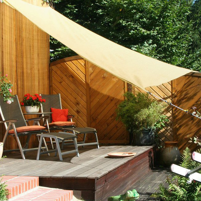 Mount Desert 3.6m x 3.6m Rectangular Shade Sail, Yellow